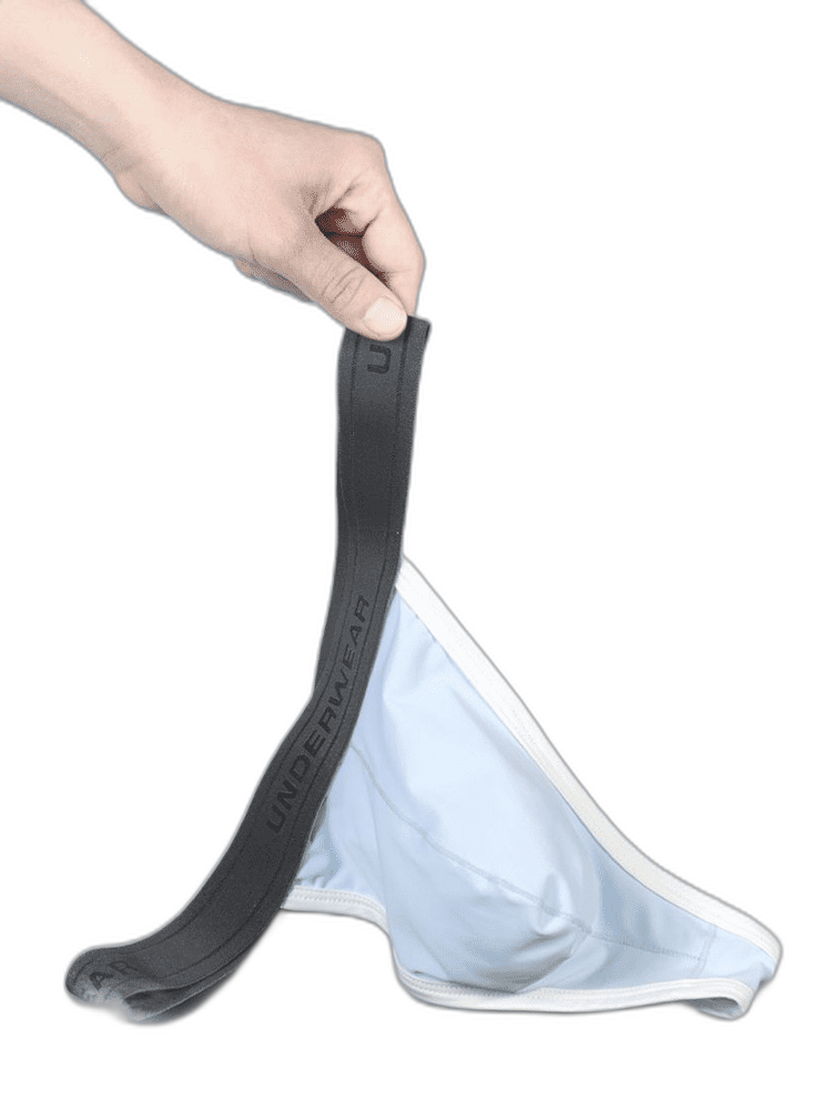 3 Pack Men's Contoured Pouch Ice Silk Thong