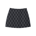 Retro Collegiate-style Tweed Mini Skirt Women's Skirt High-waisted Plaid Bodycon Skirt