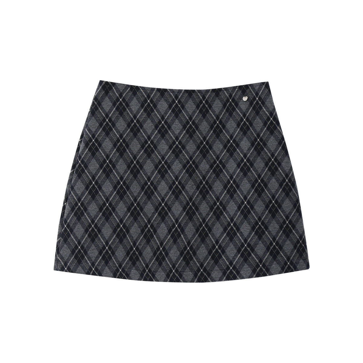 Retro Collegiate-style Tweed Mini Skirt Women's Skirt High-waisted Plaid Bodycon Skirt