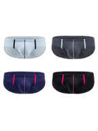 4 Pack Men’s Low-rise Breathable Mesh Briefs