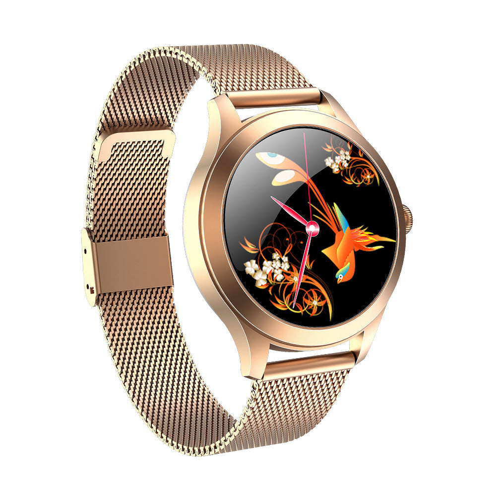 KW10 Pro Women's Smart Watch - Luxury Steel Fitness Tracker with Heart Rate Monitor
