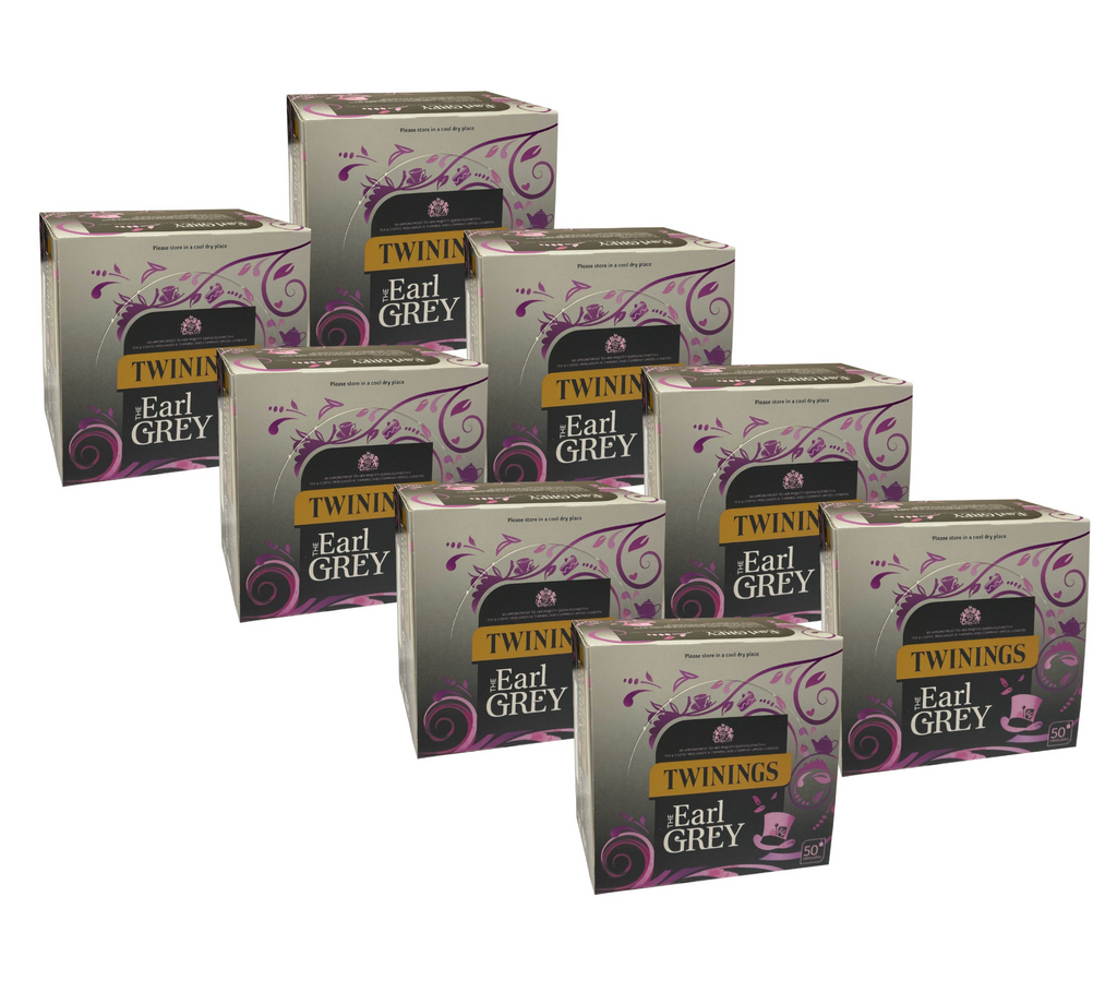 Twinings Earl Grey Black Tea Bags Individually Enveloped Tagged Sachets Bergamot