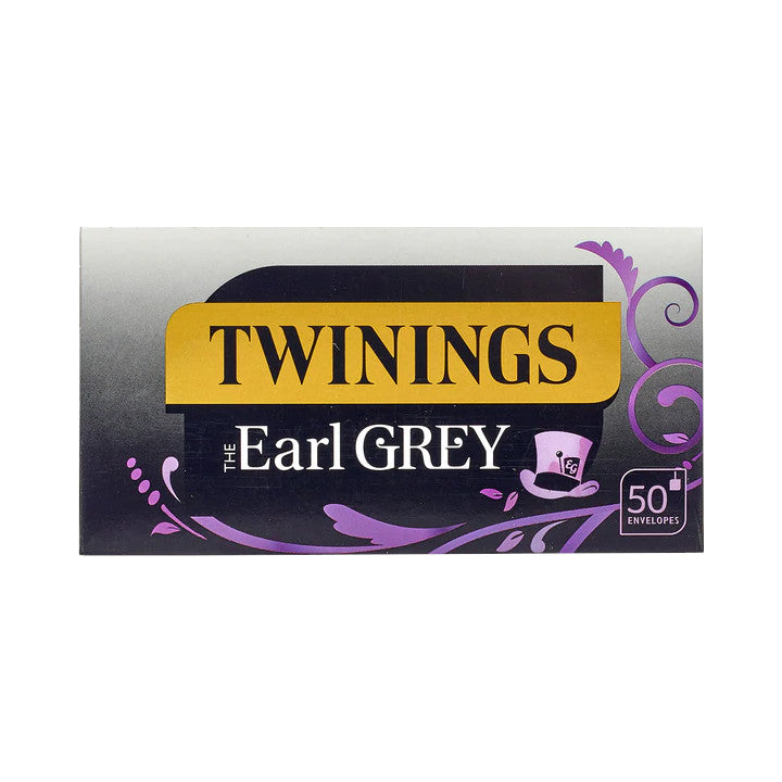 Twinings Earl Grey Black Tea Bags Individually Enveloped Tagged Sachets Bergamot