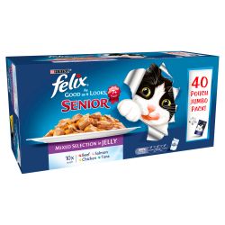 Purina Felix Pouch As Good As It Looks Senior Mixed Selection in Jelly 40 pack
