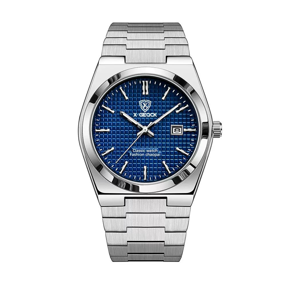 Butterfly Clasp Men's Quartz Swiss Watch