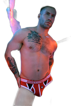 Breedwell Retro Remix Briefs Red