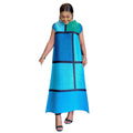 New Autumn Loose-fitting Plus-size Color-block Dress