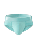 3 Pack Men's Cooling Silktech Briefs - U-Pouch Design & Checkered Antibacterial Lining