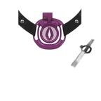 Fortis - Inverted Chastity Cage With Belt And Four Rings