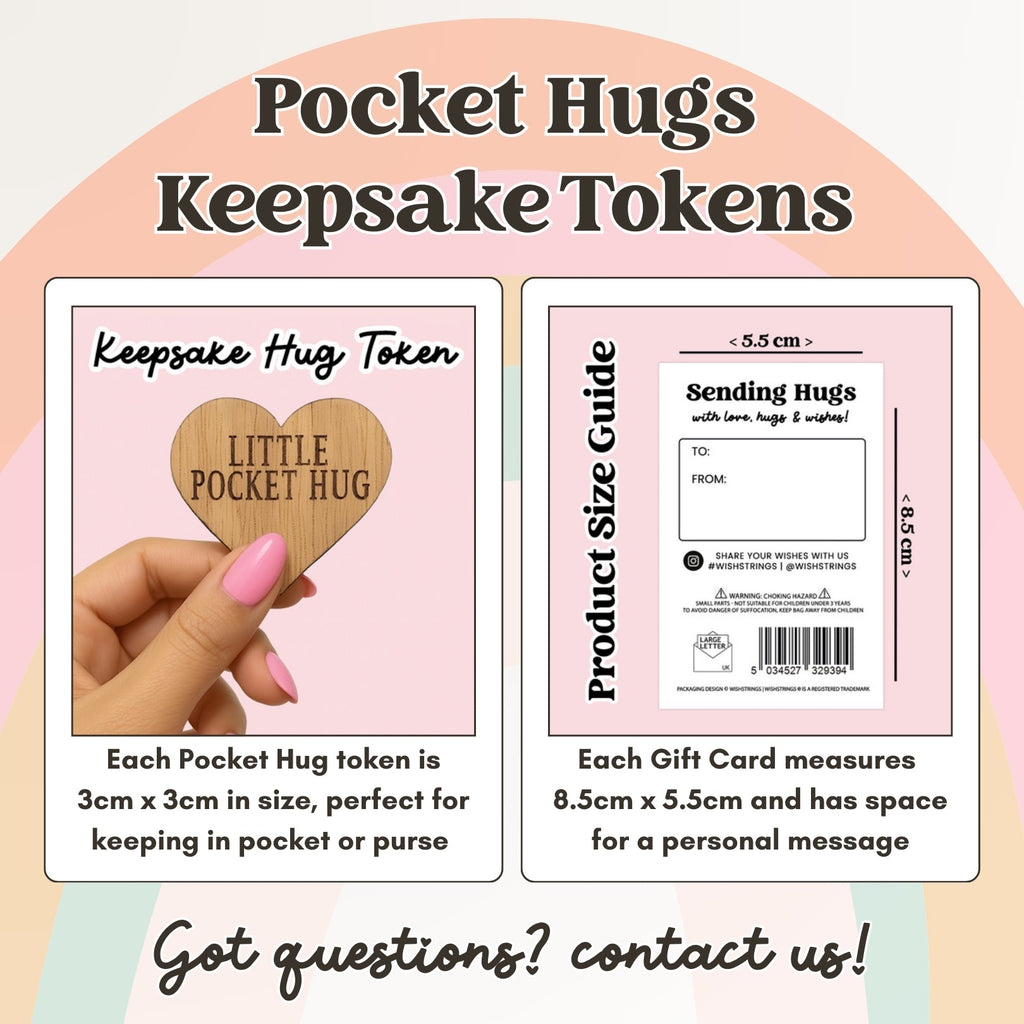 Pocket Hug - A Wee Wish from Scotland | Scottish Tartan Souvenir | Keepsake Token for Sending Hugs & Thoughtful Gifts