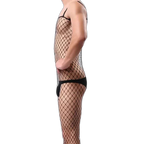 'Show It All' Mens Fishnet Bodysuit