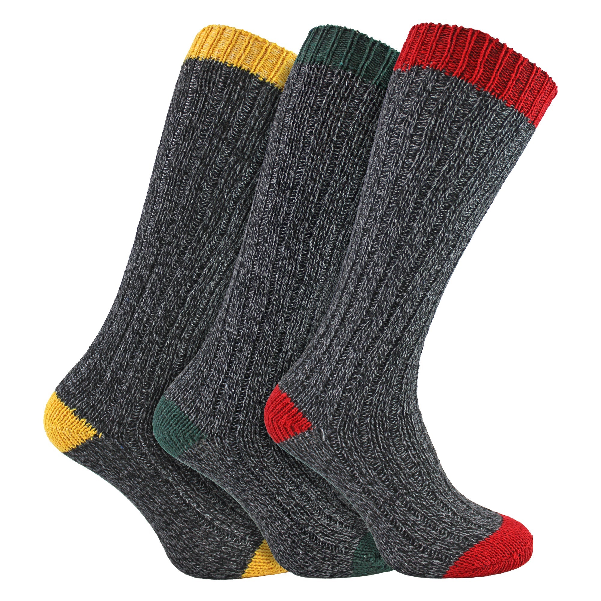 3 Pairs Extra Long Warm Wool Ladies Socks