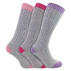 3 Pairs Extra Long Warm Wool Ladies Socks