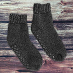 4 Pack Mens Warm Merino Wool Slipper Socks for Indoors