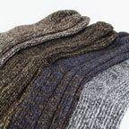 Mens 12 Pack Ribbed Alpaca Boot Socks