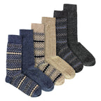 6 Pairs Mens Thick Alpaca Durable Boot Socks