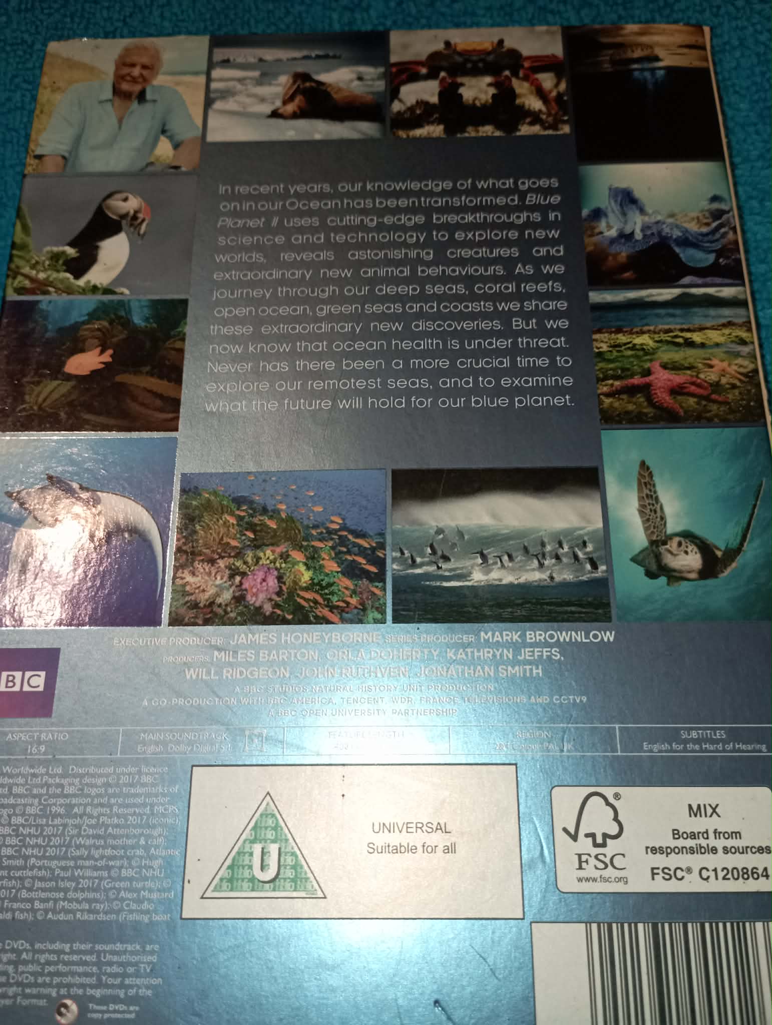 DVD : BLUE PLANET(sealed) & BLUE PLANET 2(sealed)