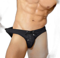 Liquid Chrome Metallic Briefs