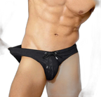 Liquid Chrome Metallic Briefs