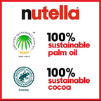 Nutella Spread Hazelnut 25g Individual Mini Glass Jars Chocolate Nougat Cream Oz