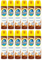 12 x Pledge Expert Wood Care Polish Aerosol Classic 250Ml