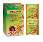 Twinings Gingerbread Green Tea Bags Individually Enveloped Wrapped Tagged Sachet