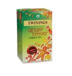 Twinings Gingerbread Green Tea Bags Individually Enveloped Wrapped Tagged Sachet