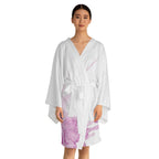Watercolour Pink Splash - Womens Kimono Robe