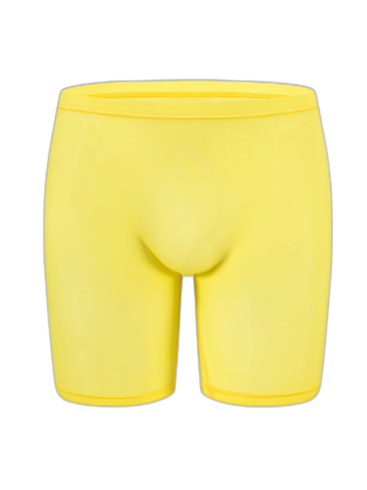 Men's Breathable Silky Seamless Boxer Briefs