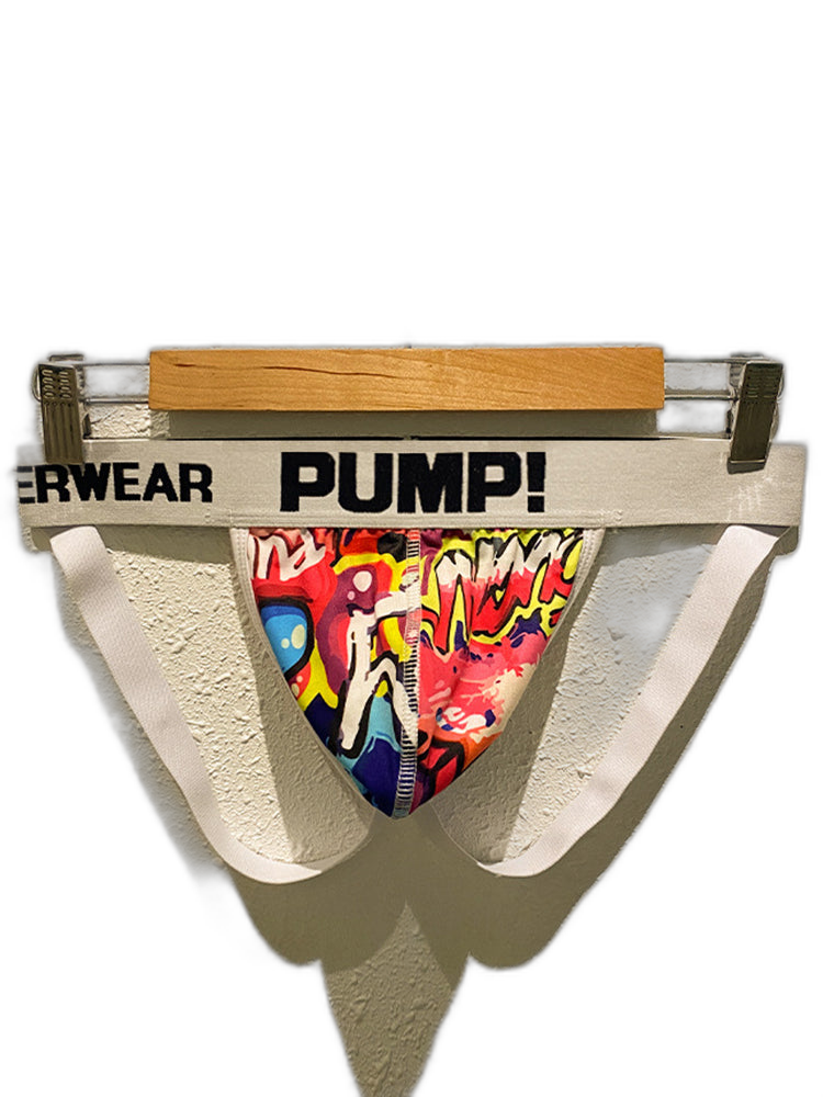 Men’s Sexy Graffiti Pouch Thongs