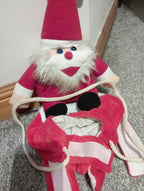 CAT FUN CHRISTMAS SANTA HAT with strap