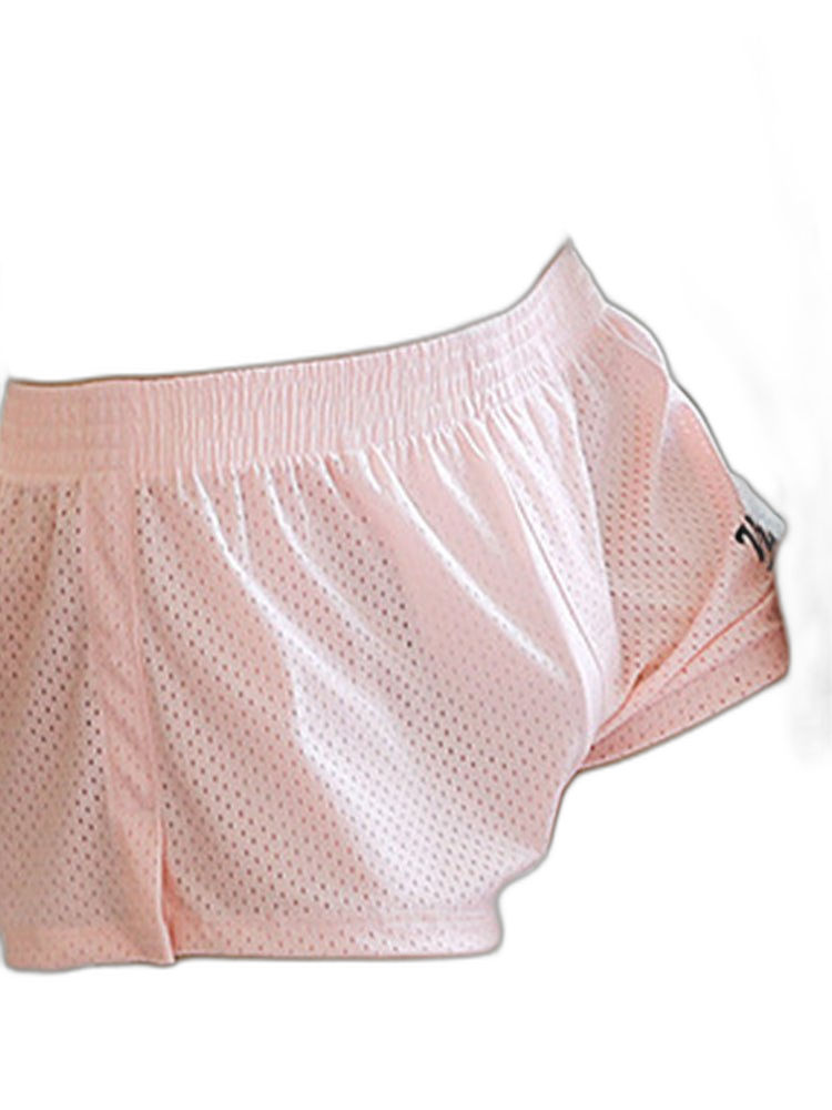 2 Pack Men's Seamless Comfort Quick-Dry Lightweight & Airy Mesh Boxers Shorts