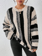 Women's Loose Fit Casual Long Sleeve Sweater