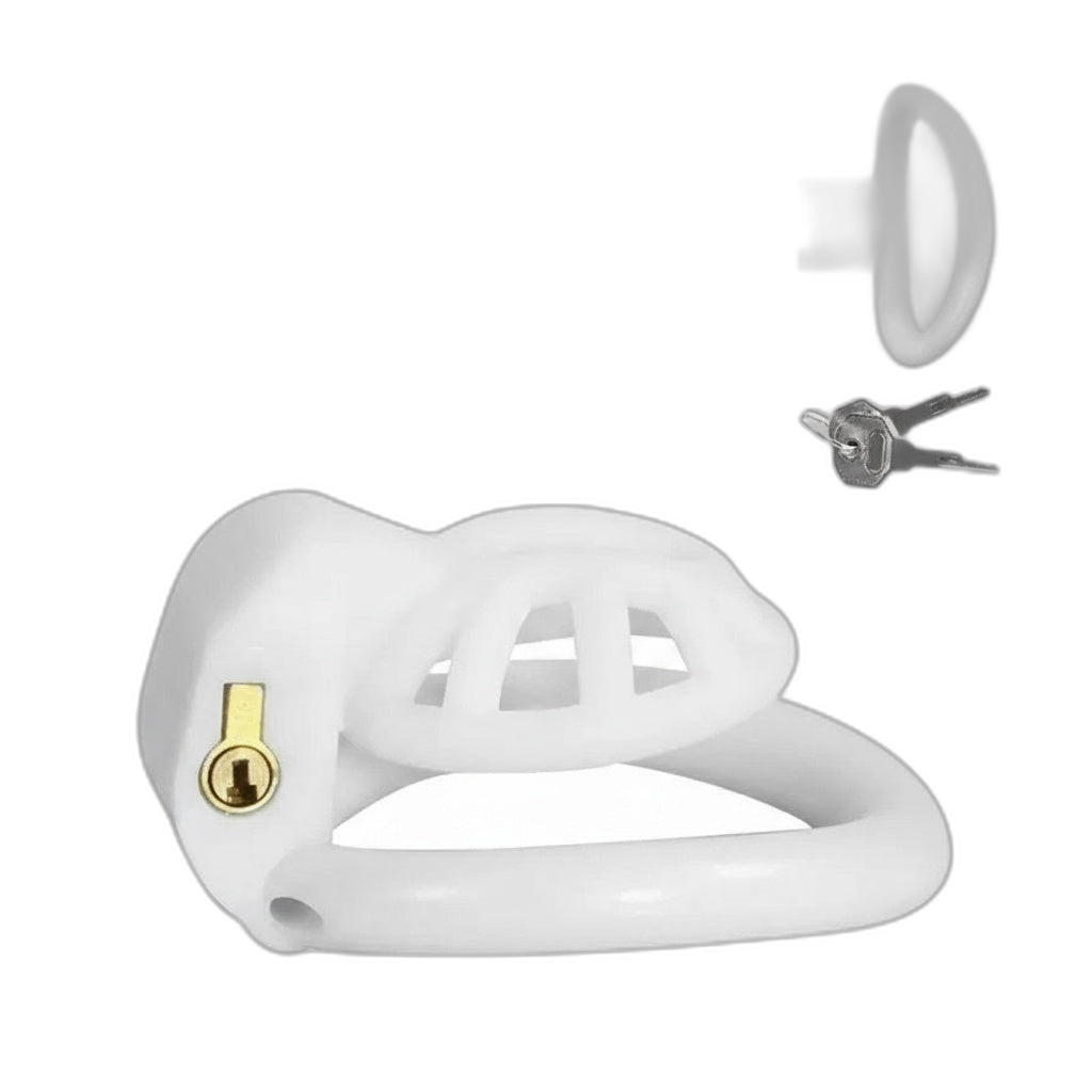 PushTech Chastity Cage With 4 Ring Sizes