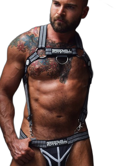 Breedwell Hybred Body Harness Heather Grey
