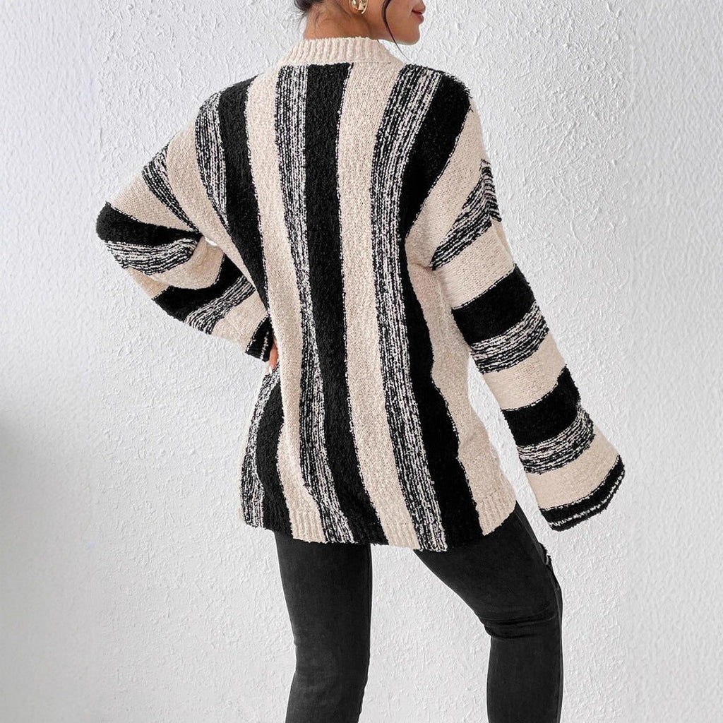Women's Loose Fit Casual Long Sleeve Sweater
