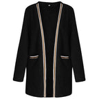 Temperament plush mid-length coat