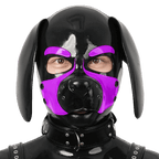 Furrjoi Silicone Beagle Hood Purple