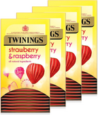 Twinings Strawberry & Raspberry Individually Enveloped Tagged Tea Bags