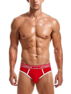Men’s Spliced Color Pouch Briefs