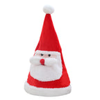 Electric Christmas Hat Santa Hat with Light Sing