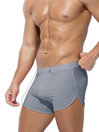 2 Pack Men's Breathable Mesh Boxer Briefs