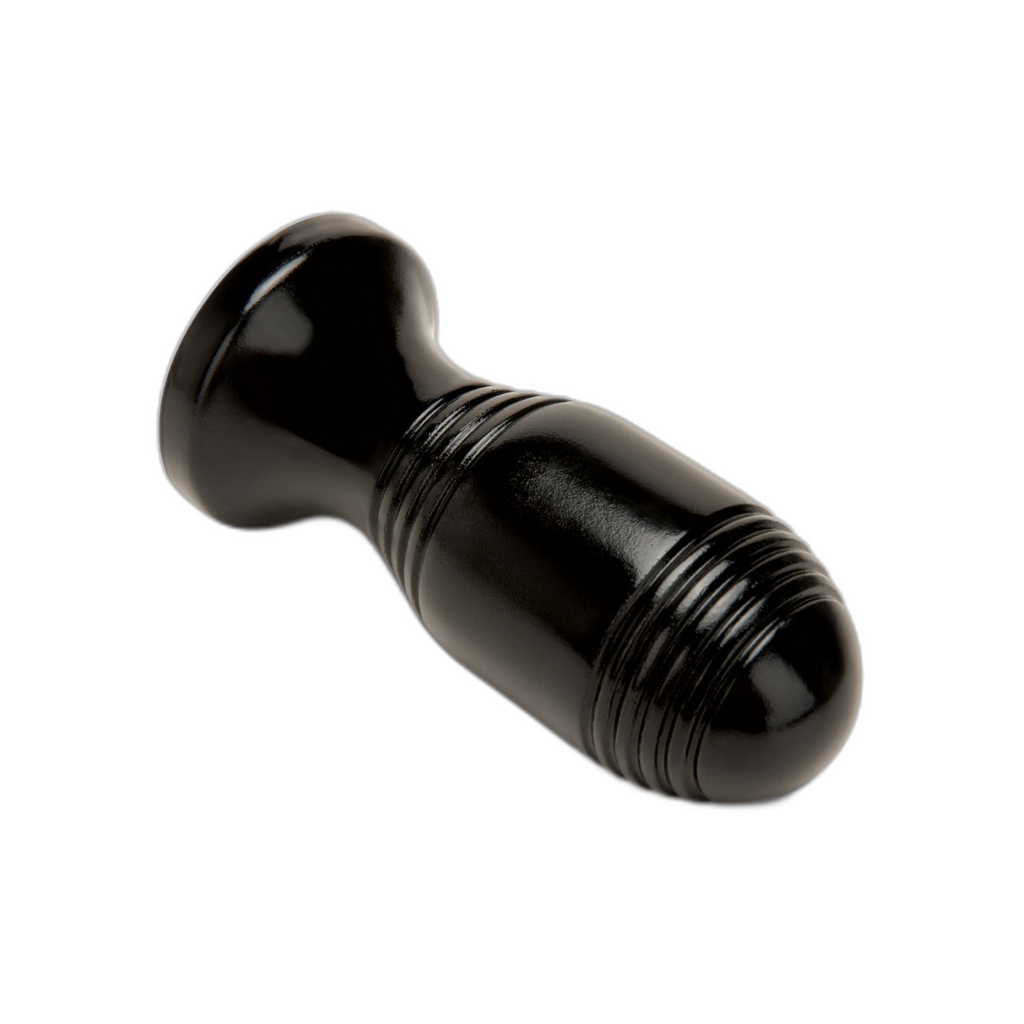 Prowler RED Ribbed Butt Plug Black