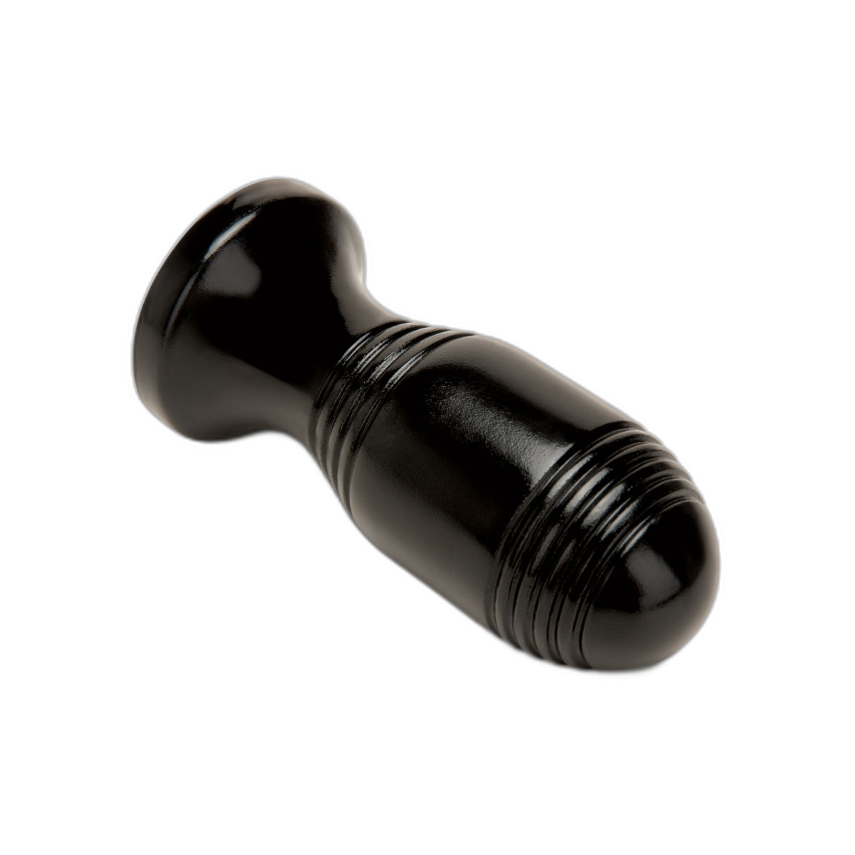 Prowler RED Ribbed Butt Plug Black