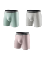 3 Pack Men's Plus-Size Anti-Chafing Performance Boxer Briefs