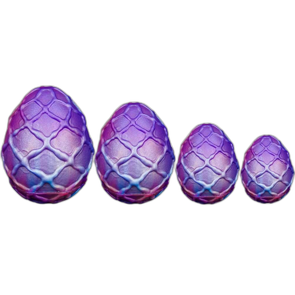 Curio Egg - Large Butt Plug with Chain Leash