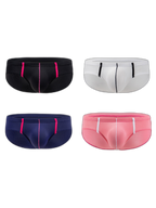 4 Pack Men’s Low-rise Breathable Mesh Briefs