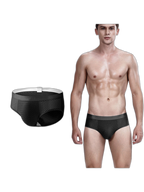 4 Pack Breathable Ice Silk Antibacterial Men's Briefs