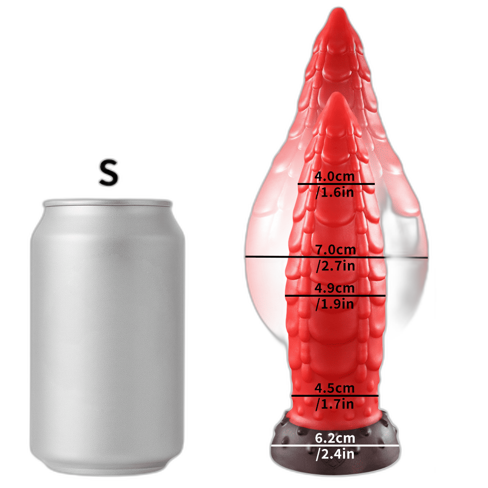 Xomiy SpireDrake - Inflatable Anal Plug - Silicone Huge Butt Plug