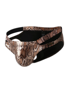 2-pack Men's Snake Print Hollow Briefs